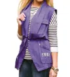 Gameday Couture Lsu Logo Drawstring Vest In Purple In Purple