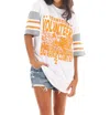 Gameday Couture Tennessee Sports Stripe Raglan Tee In White In White