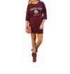 Gameday Couture Texas A & M University Perfect To A Tee In Burgundy In White