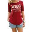 Gameday Couture University Of Arkansas Half-sleeve Tee In Red In Red