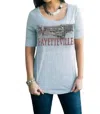 GAMEDAY COUTURE UNIVERSITY OF ARKANSAS LANDMARK TEE IN FAYETTEVILLE