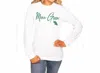 Gameday Couture University Of North Texas Long Sleeve Crew Tee In White In White