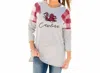 GAMEDAY COUTURE UNIVERSITY OF SOUTH CAROLINA GET IN CHECK TUNIC IN GREY/RED