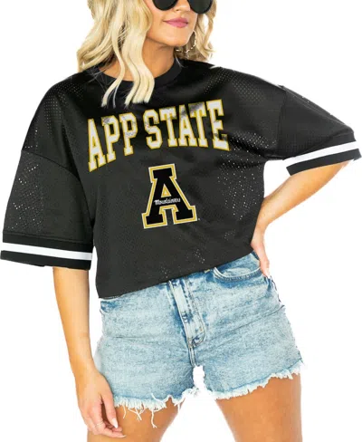 Gameday Couture Women's Black Appalachian State Mountaineers Game Face Fashion Jersey