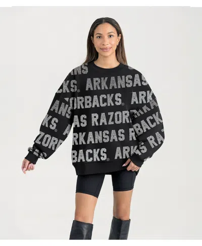 Gameday Couture Women's Black Arkansas Razorbacks Hype Era Sweatshirt In Multi