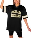 Gameday Couture Women's Black Colorado Buffaloes Until Kickoff Rhinestone Fashion T-shirt In Black,gold