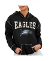 Gameday Couture Women's Black Georgia Southern Eagles Studded Pullover Hoodie In Black
