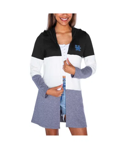 Gameday Couture Women's Black Kentucky Wildcats Color Block Hooded Cardigan