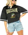 Gameday Couture Women's Black Oregon Ducks Game Face Fashion Jersey In Black