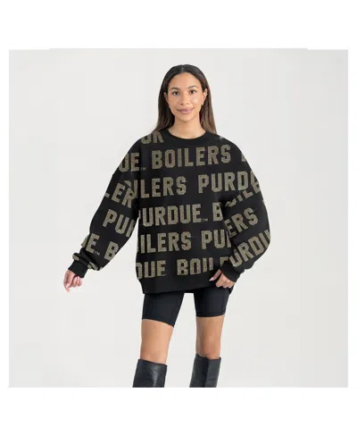 Gameday Couture Women's Black Purdue Boilermakers Hype Era Sweatshirt