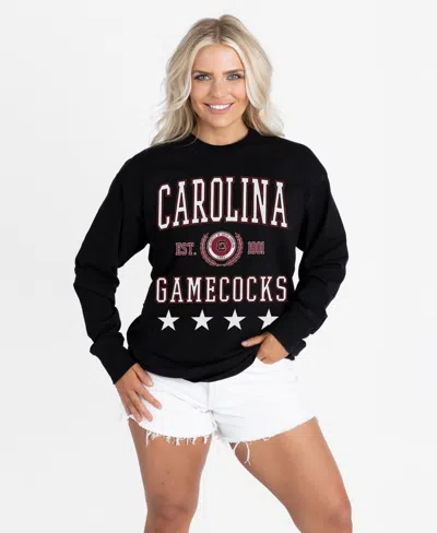 Gameday Couture Women's Black South Carolina Gamecocks Oversized Everyday Star Long-sleeve T-shirt