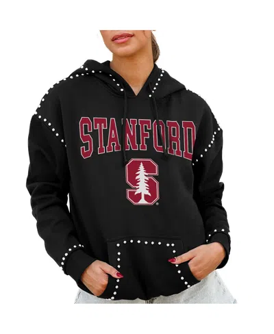 Gameday Couture Women's Black Stanford Cardinal Studded Pullover Hoodie