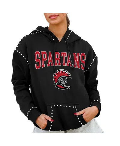 Gameday Couture Women's Black Tampa Spartans Studded Pullover Hoodie