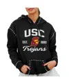 Gameday Couture Women's Black Usc Trojans Studded Pullover Hoodie In Black