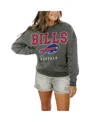 Gameday Couture Women's Charcoal Washington Commanders Bring The Energy Pullover Sweatshirt In Charcoal