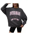 Gameday Couture Women's Charcoal Inter Miami Cf Seal The Deal Pullover Sweatshirt In Gray