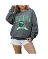 Gameday Couture Women's Charcoal Tampa Bay Buccaneers Seal The Deal Premium Fleece Drop Shoulder Pullover Sweatshirt In Charcoal