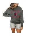 Gameday Couture Women's Charcoal Green Bay Packers Bring The Energy Pullover Sweatshirt In Charcoal