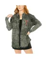 Gameday Couture Charcoal Texas Longhorns Multi-hit Tri-blend Oversized Button-up Denim Jacket In Charcoal
