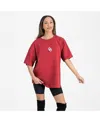 Gameday Couture Women's Crimson Oklahoma Sooners Oversized Back At Ya T-shirt In Red