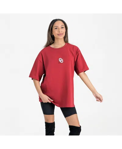 Gameday Couture Women's Crimson Oklahoma Sooners Oversized Back At Ya T-shirt In Red