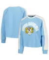 Gameday Couture Women's  Carolina Blue North Carolina Tar Heels Blindside Raglan Cropped Pullover Swe In Carolina Blue