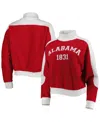 Gameday Couture Women's  Crimson Alabama Crimson Tide Make It A Mock Sporty Pullover Sweatshirt In Crimson