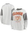 Gameday Couture Women's  Gray Clemson Tigers It's A Vibe Dolman Pullover Sweatshirt In Gray