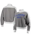 Gameday Couture Women's  Gray Florida Gators Make It A Mock Sporty Pullover Sweatshirt In Gray