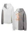 Gameday Couture Women's  Gray, White Tennessee Volunteers Split Pullover Hoodie In Gray,white