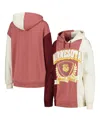 Gameday Couture Maroon Minnesota Golden Gophers Hall Of Fame Colorblock Pullover Hoodie In Maroon