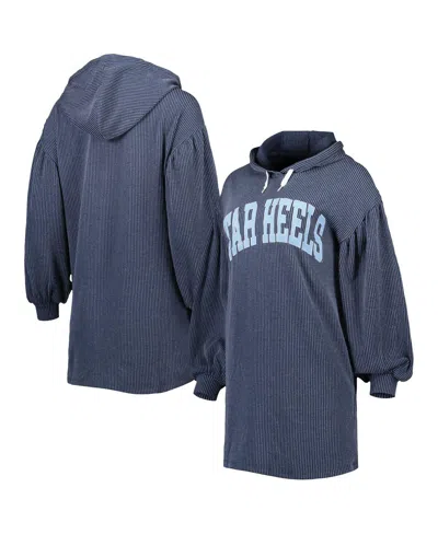 Gameday Couture Women's  Navy Distressed North Carolina Tar Heels Game Winner Vintage-like Wash Tri-b