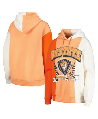 Gameday Couture Women's  Orange Oklahoma State Cowboys Hall Of Fame Colorblock Pullover Hoodie