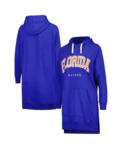 Gameday Couture Women's  Royal Florida Gators Take A Knee Raglan Hooded Sweatshirt Dress