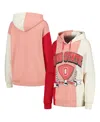 GAMEDAY COUTURE WOMEN'S GAMEDAY COUTURE SCARLET OHIO STATE BUCKEYES HALL OF FAME COLORBLOCK PULLOVER HOODIE