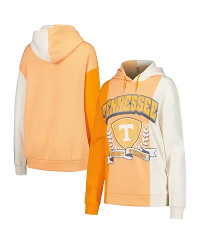 GAMEDAY COUTURE WOMEN'S GAMEDAY COUTURE TENNESSEE ORANGE TENNESSEE VOLUNTEERS HALL OF FAME COLORBLOCK PULLOVER HOODI