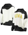 Gameday Couture Women's  White, Black Iowa Hawkeyes For The Fun Double Dip-dyed Pullover Hoodie In White,black