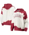 Gameday Couture Women's  White, Crimson Distressed Alabama Crimson Distressed Tide For The Fun Double In White,crimson