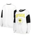 Gameday Couture Women's  White Iowa Hawkeyes It's A Vibe Dolman Pullover Sweatshirt In White