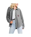 Gameday Couture Women's Gray Alabama Crimson Tide Switch It Up Button-up Shacket In Gray