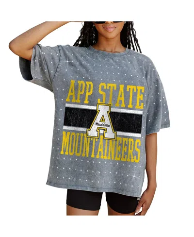 Gameday Couture Women's Gray Appalachian State Mountaineers On The Ball Oversized T-shirt