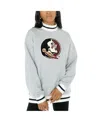 Shop Gameday Couture Women's Gray Florida State Seminoles In It To Win It Sporty Pullover Sweatshirt