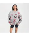 Gameday Couture Women's Gray Georgia Bulldogs Always On Repeat Fleece Sweatshirt In Gray