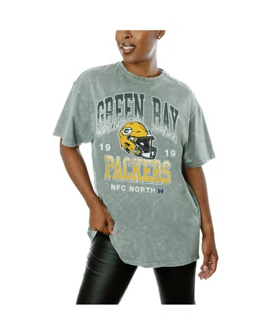 Gameday Couture Women's Gray Green Bay Packers Nothing But The Best T-shirt