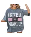 Gameday Couture Women's Gray St. Louis City Sc Oversized Mini Rhinestone Classic T-shirt In Gray