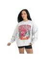 Gameday Couture Women's Gray Kansas City Chiefs Heritage Premium Fleece Pullover Sweatshirt In Multi