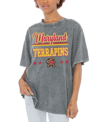 Gameday Couture Women's Gray Maryland Terrapins Here To Play Oversized T-shirt