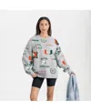 Gameday Couture Women's Gray Miami Hurricanes Always On Repeat Fleece Sweatshirt In Gray