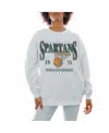 Gameday Couture Women's Gray Michigan State Spartans Basketball Premium Fleece Drop Pullover Sweatshirt In Gray