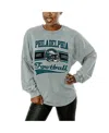 Gameday Couture Women's Gray Washington Commanders Snow Wash Oversized Long Sleeve T-shirt In Gray